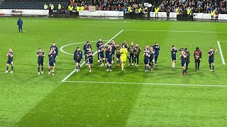 Yes Sir I Can Boogie Players amp Fans  Scotland 2 v 0 Denmark Hampden Park  Football  15112021 [upl. by Queenie716]