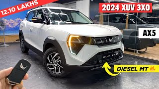 Mahindra XUV 3XO AX5 Diesel 🔥 1210 Lakhs  Sabse UNIQUE Variant👍 [upl. by Ssecnirp918]