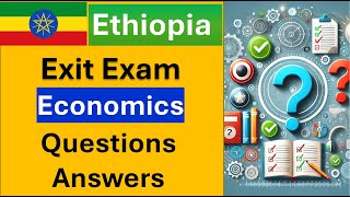 Exit Exam Economics Questions and Answers PDF  2024 Study Guide [upl. by Sigfrid935]