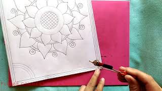 Beautiful Nakshi kantha design109How to draw Nokshi katha নকশী কাথার ডিজাইন नोक्षी कथा डिजाइन [upl. by Jeremie]