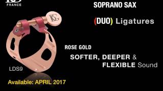 BG LIGATURES DUO FOR SOPRANO Saxophone [upl. by Inol]