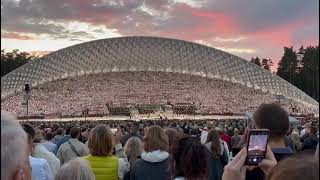 The 14000th choral festival in Latvia sings the national anthem of Ukraine [upl. by Marylee]