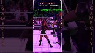 Becky Lynch23 delivers Avalanche Bexploder on Becky Lynch19 wwe2k24 [upl. by Mccafferty]