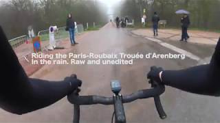 Riding the Arenberg POV ParisRoubaixs toughest cobbled sector [upl. by Ocimad409]