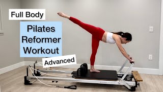 Pilates Reformer Workout  Full Body  Advanced Level [upl. by Nuavahs]