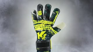 Goalkeeper Gloves  KEEPERsport Varan6 Pro NC Aqua Shadow Warrior [upl. by Manly524]