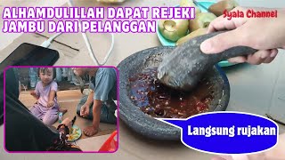 ALHAMDULILLAH DAPAT REJEKI DARI PELANGGAN TURUTI SUAMI PENGEN NGERUJAK [upl. by Salangia584]