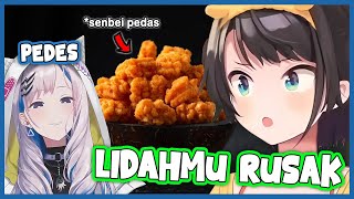 Subaru Syok Lihat Reine Kuat Makan Pedas Didepannya『HoloClip ID』 [upl. by Eniamraj]