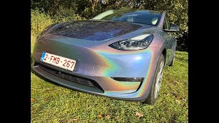 Front Bumper tesla model Y [upl. by Anitneuq]