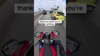 Safely splitting lanes motorbike driving tips [upl. by Fernando]