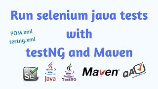 Run selenium tests using testNG amp Maven [upl. by Flyn]