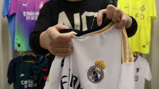 Real Madrid Home Jersey 202324 UNBOXING  REVIEW [upl. by Una]