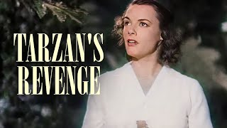 Tarzans Revenge  Old Movie Colorized [upl. by Eyar324]