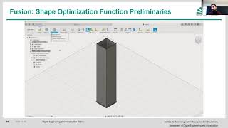 Lecture 41 Tutorial on Shape Optimization using Fusion 360 [upl. by Todhunter]