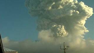 Soufriere Hills Volcano Montserrat Venting  October 6 2009 [upl. by Caughey773]