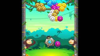 Jungle Monkey Bubble Shooter Android gameplay [upl. by Nois]