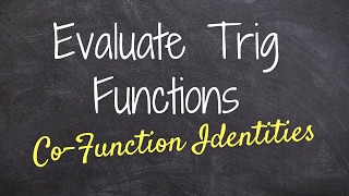 Using co function identities find the value of an angle [upl. by Redan947]