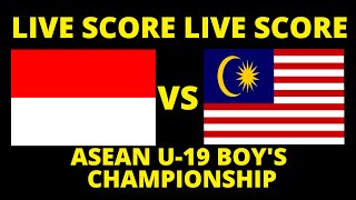 🔴 LIVE SCORE  INDONESIA VS MALAYSIA  AFF U19 2024 [upl. by Adolphus]