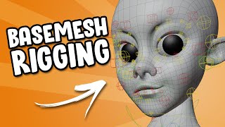 Base Mesh Rigging  Blender Character Sculpt Tutorial part 6 [upl. by Epul329]