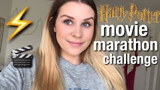 HARRY POTTER MOVIE MARATHON CHALLENGE [upl. by Parish]