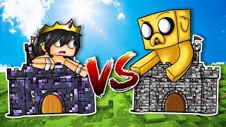 ¡CASTILLO DE BEDROCK VS CASTILLO DE OBSIDIANA 🏰😱 EL NUEVO RETO DE MINECRAFT [upl. by Grayson991]