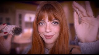 ASMR  Practical Magic  Gillian Owens Reads Your Tarot amp Cleanses Your Aura Crystals Effects [upl. by Richelle]