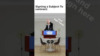 Signing a SubjectTo Contract Be Like… 😅 so many signatures realestatememes [upl. by Olag]