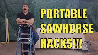 You wont believe these SAWHORSE HACKS [upl. by Arinay991]