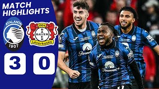 Atalanta vs Leverkusen HIGHLIGHTS 30 Ademola Lookman GOALS vs Leverkusen [upl. by Liponis]