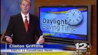 DST Newscast Old Time Clock [upl. by Ailalue206]