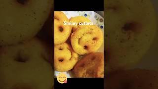 Smiley cutlets 🧑‍🍳😋🙂shorts cutlet cooking kitchen breakfast food ytshorts [upl. by Candra]