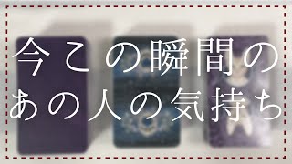 今この瞬間のあの人の気持ち💝あなたへの溢れる気持ち、なかなか進展しない理由。【タロット・オラクル・恋愛・占い】 [upl. by Itsrik]