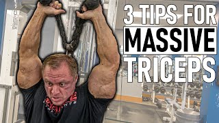 Get Massive Triceps in No Time with These 3 Proven Tips [upl. by Esiom]