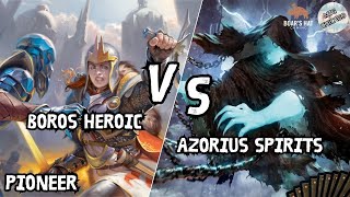 Boros Heroic VS Azorius Spirits MTG Pioneer [upl. by Ilke]