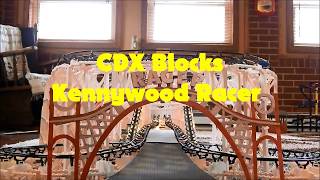 Kennywood Racer  A CDX BlocksLEGO Rollercoaster With POV [upl. by Ardnal]