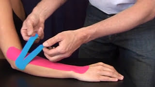 How to Tape Your Elbow Using CureTape Kinesiology Tape [upl. by Byram]