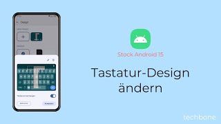 TastaturDesign ändern Android 15 [upl. by Faunia]