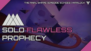 Destiny 2  Solo Flawless Prophecy on Prismatic Warlock  Episode Echoes [upl. by Kellina]