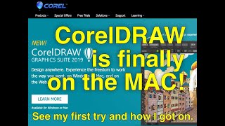 First Look at CorelDraw 2019 for the Mac [upl. by Colly]