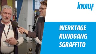 Knauf Werktage Rundgang Sgraffito mit Knauf [upl. by Naie988]