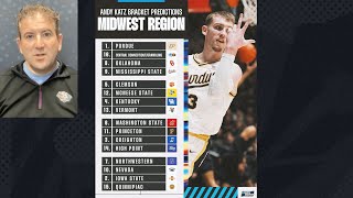 Bracketology Andy Katzs first bracket predictions of March 2024 [upl. by Enaenaj]