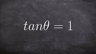 Find the Values of Theta in Degrees and Radians in the First Quadrant [upl. by Olethea]