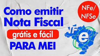 Como emitir nota fiscal MEI  NFSe para Serviços e NFe para Produtos [upl. by Llerrod]