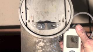 How to set the oil furnace barometric damper [upl. by Nojid]