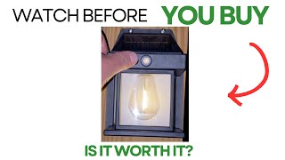 Are these SOLPEX Solar Outdoor Wall Lights Work Honest Review [upl. by Inilahs]