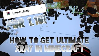 How to get Xray ULTIMATE in Minecraft 116 snapshotsCompatible for any device [upl. by Burgess947]