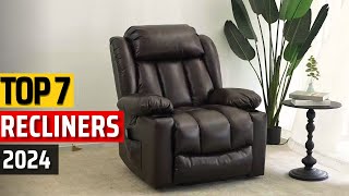 Top 7 Best Recliner in 2024 ✅ Best Recliner Chair for Big amp Tall ✅ [upl. by Eidas]