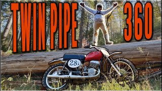 Riding the KING of 60s Twostrokes  CZ 360 Twin Pipe  A Bike and a Beer Season 2 [upl. by Pomfrey]