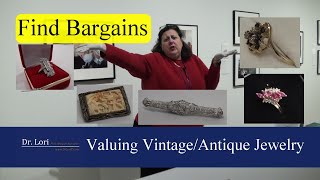 Pricing Vintage amp Antique Jewelry  Rings Gemstones Pins amp Earrings by Dr Lori [upl. by Caneghem]