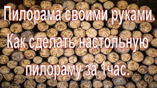 Пилорама своими руками Как сделать настольную пилораму за 1 час [upl. by Evod]